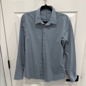 Lululemon Airing Easy Men's Blue dress Shirt